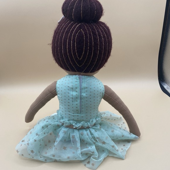 Pillowfort Ballerina Doll Teal Tulle Fabric Plush 21.5" Target - Picture 5 of 11